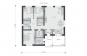 Одноэтажный дом с верандой, камином и отделкой штукатуркой Rg6172z (Зеркальная версия) План2
