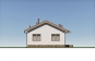 Одноэтажный дом с террасой, 2 спальнями и отделкой штукатуркой Rg6205z (Зеркальная версия) Фасад4