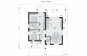 Одноэтажный дом с террасой и отделкой штукатуркой Rg6207z (Зеркальная версия) План2