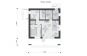 Одноэтажный дом с террасой и парилкой Rg6238z (Зеркальная версия) План2