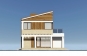 Двухэтажный дом с террасой, балконом и гаражом на 1 машину Rg6262z (Зеркальная версия) Фасад2