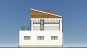 Двухэтажный дом с террасой, балконом и гаражом на 1 машину Rg6262z (Зеркальная версия) Фасад3