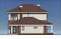 Двухэтажный дом с террасой, балконом и гаражом на 1 машину Rg6266 Фасад2