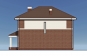 Двухэтажный дом с террасой, балконом и гаражом на 1 машину Rg6266 Фасад4