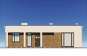 Одноэтажный дом с террасой, отделкой штукатуркой и гибкой керамикой Rg6264 Фасад3