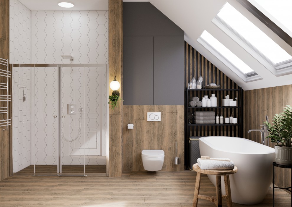 Дизайн ванной комнаты маленькой 2021 современный бежевый шоколадный