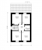 Проект небольшого узкого дома из кирпича Rg1451z (Зеркальная версия) План4