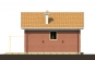 Проект небольшого узкого дома из кирпича Rg1451 Фасад4