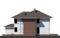 Двухэтажный дом с гаражом, террасой и балконом Rg1580z (Зеркальная версия) Фасад4