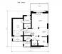 Дом с мансардой, гаражом, террасой и балконами Rg1588z (Зеркальная версия) План2
