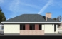 Одноэтажный дом с террасой Rg1616z (Зеркальная версия) Фасад2