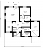 Дом с мансардой, гаражом, террасой и балконами Rg1617 План2