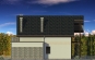 Дом с мансардой, гаражом, террасой и балконами Rg1617z (Зеркальная версия) Фасад3