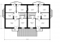 Дом с мансардой, гаражом, террасой и балконами Rg3208z (Зеркальная версия) План4