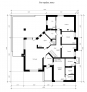 Дом с мансардой, террасой и чердаком Rg3211z (Зеркальная версия) План2