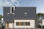 Дом с мансардой, гаражом, террасой и балконами Rg3220z (Зеркальная версия) Фасад2