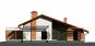 Одноэтажный дом с гаражом, террасами и верандой Rg3225z (Зеркальная версия) Фасад2