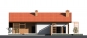 Одноэтажный дом с гаражом, террасами и верандой Rg3225z (Зеркальная версия) Фасад4