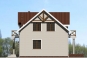 Дом с мансардой, гаражом, террасой и балконами Rg3248z (Зеркальная версия) Фасад2
