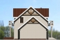 Дом с мансардой, гаражом, террасой и балконами Rg3248z (Зеркальная версия) Фасад4