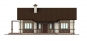 Одноэтажный дом с террасой Rg3252z (Зеркальная версия) Фасад1
