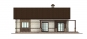 Одноэтажный дом с террасой Rg3252z (Зеркальная версия) Фасад2