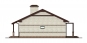 Одноэтажный дом с террасой Rg3252z (Зеркальная версия) Фасад3