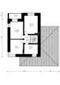 Двухэтажный дом с гаражом,  террасой и балконом Rg3317z (Зеркальная версия) План3