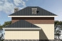 Двухэтажный дом с гаражом,  террасой и балконом Rg3317 Фасад3