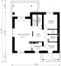 Дом с мансардой и  террасой Rg3318z (Зеркальная версия) План2