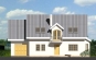Дом с мансардой, эркером, гаражом, террасой и балконами Rg3320z (Зеркальная версия) Фасад3
