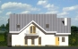 Дом с мансардой, эркером, гаражом, террасой и балконами Rg3320 Фасад4