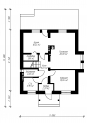 Дом с мансардой и  террасой Rg3322z (Зеркальная версия) План2