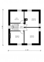 Дом с мансардой и  террасой Rg3322z (Зеркальная версия) План4