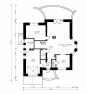 Дом с мансардой, эркером, гаражом, террасой и балконами Rg3324z (Зеркальная версия) План2