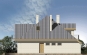 Дом с мансардой, эркером, гаражом, террасой и балконами Rg3324z (Зеркальная версия) Фасад1