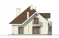 Дом с мансардой, гаражом, эркером, террасой и балконами Rg3331z (Зеркальная версия) Фасад3