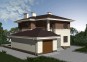 Проект компактного двухэтажного дома с гаражом Rg3332z (Зеркальная версия) Вид3
