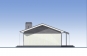 Проект одноэтажного дома для узкого участка Rg3349 Фасад2