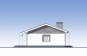 Проект одноэтажного дома для узкого участка Rg3349 Фасад4