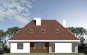 Проект одноэтажного дома с мансардой и гаражом Rg3351 Фасад3