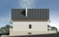 Проект узкого дома с мансардой, цоколем и гаражом Rg3352 Фасад2
