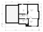 Проект просторного одноэтажного дома с мансардой, цоколем и гаражом Rg3355 План1
