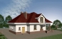 Проект компактного одноэтажного дома с гаражом и мансардой Rg3361z (Зеркальная версия) Вид3