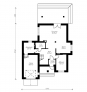 Проект двухэтажного дома с эркером Rg3363z (Зеркальная версия) План2