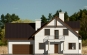 Проект одноэтажного дома с мансардой и гаражом Rg3369z (Зеркальная версия) Фасад2
