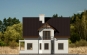 Проект одноэтажного дома с мансардой и гаражом Rg3369z (Зеркальная версия) Фасад3