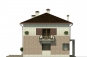 Проект двухэтажного дома с гаражом Rg3423z (Зеркальная версия) Фасад3