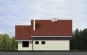 Проект компактного одноэтажного коттеджа с мансардой и гаражом Rg3430 Фасад3
