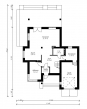 Проект комфортного коттеджа с балконом и террасой Rg3443z (Зеркальная версия) План2